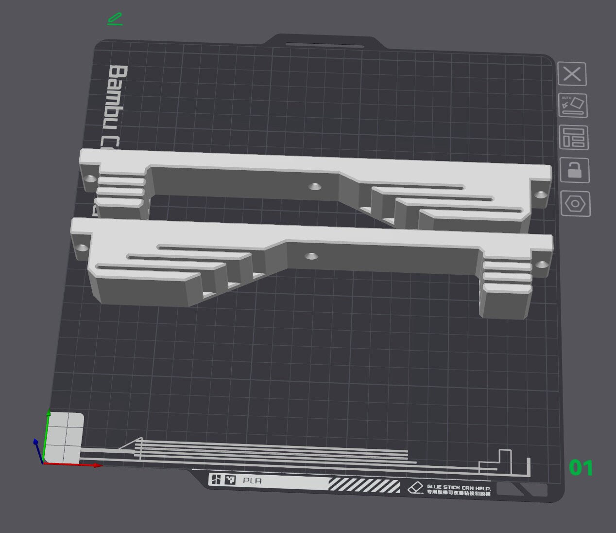 Bambu Lab Flex plate holder