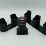 Bosch 12V Battery Holder Wall Mount: 3D Printed Tool Organizer