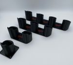 Milwaukee M12 Battery Holder Wall Mount | Self-Locking Tool Organizer