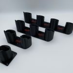 Milwaukee M12 Battery Holder Wall Mount | Self-Locking Tool Organizer