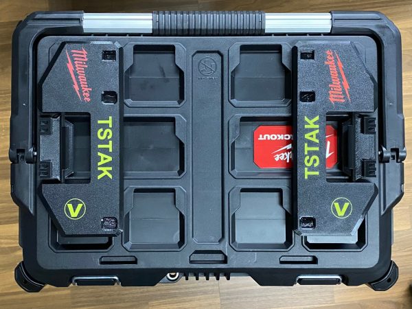 3D Printed DEWALT TSTAK to Milwaukee PACKOUT Adapter | Strong Locking Platform