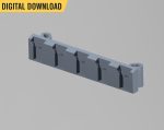 Milwaukee M18 Battery Holder for Packout Rail | 3D Printable STL File (Digital Download)
