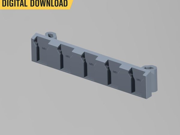 Milwaukee M18 Battery Holder for Packout Rail | 3D Printable STL File (Digital Download)