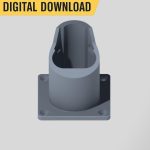 Milwaukee M12 Battery Holder: Wall Mount, 3D Print STL File (2–4Ah)