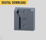 Milwaukee M18 Battery Holder Wall Mount: 3D Printable STL File (Digital Download)