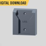 Milwaukee M18 Battery Holder Wall Mount: 3D Printable STL File (Digital Download)