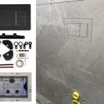 TECE Tile-In Flush Plate front view